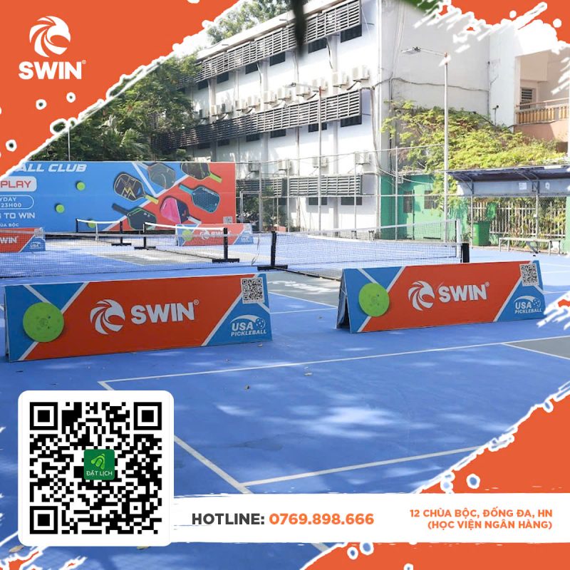 sân pickleball swin chùa bộc